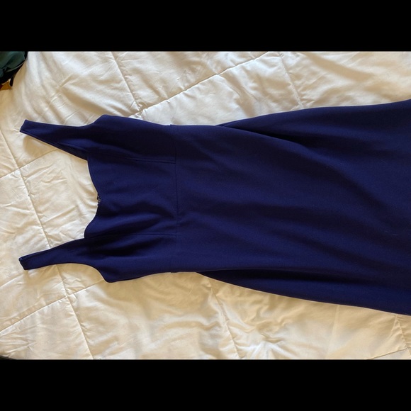 LULU’S Dark Blue Party Dress - Picture 5 of 5
